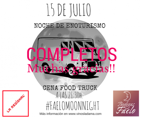 Noche de Enoturismo y Cena Food Truck A la fresca! 
