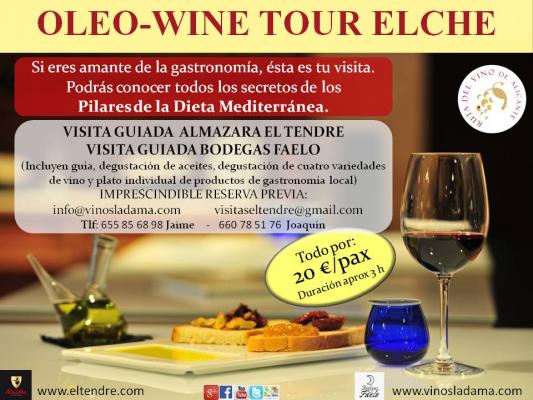 Este Verano Oleo-Wine Tour en Elche